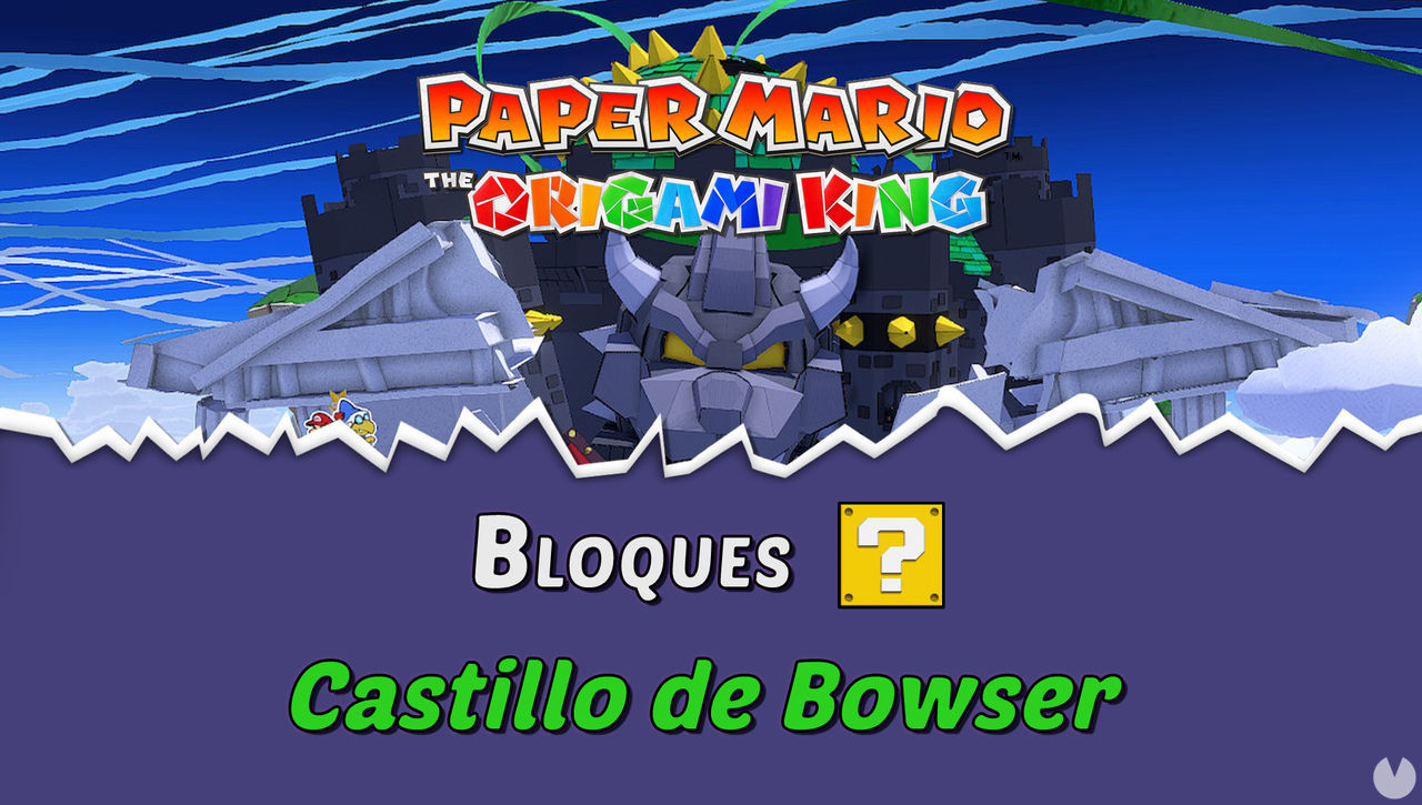 TODOS los bloques ? en Castillo de Bowser de Paper Mario The Origami King - Paper Mario: The Origami King