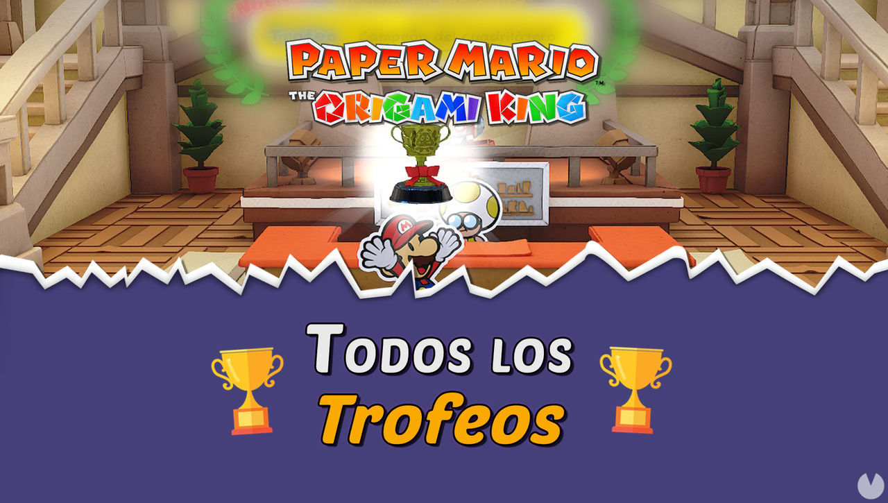 TODOS los Trofeos de Paper Mario: The Origami King y cmo conseguirlos - Paper Mario: The Origami King