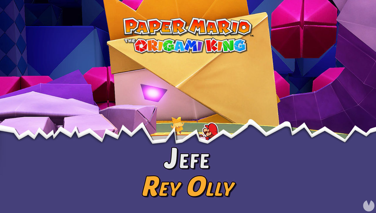Rey Olly en Paper Mario The Origami King: Consejos y estrategias - Paper Mario: The Origami King