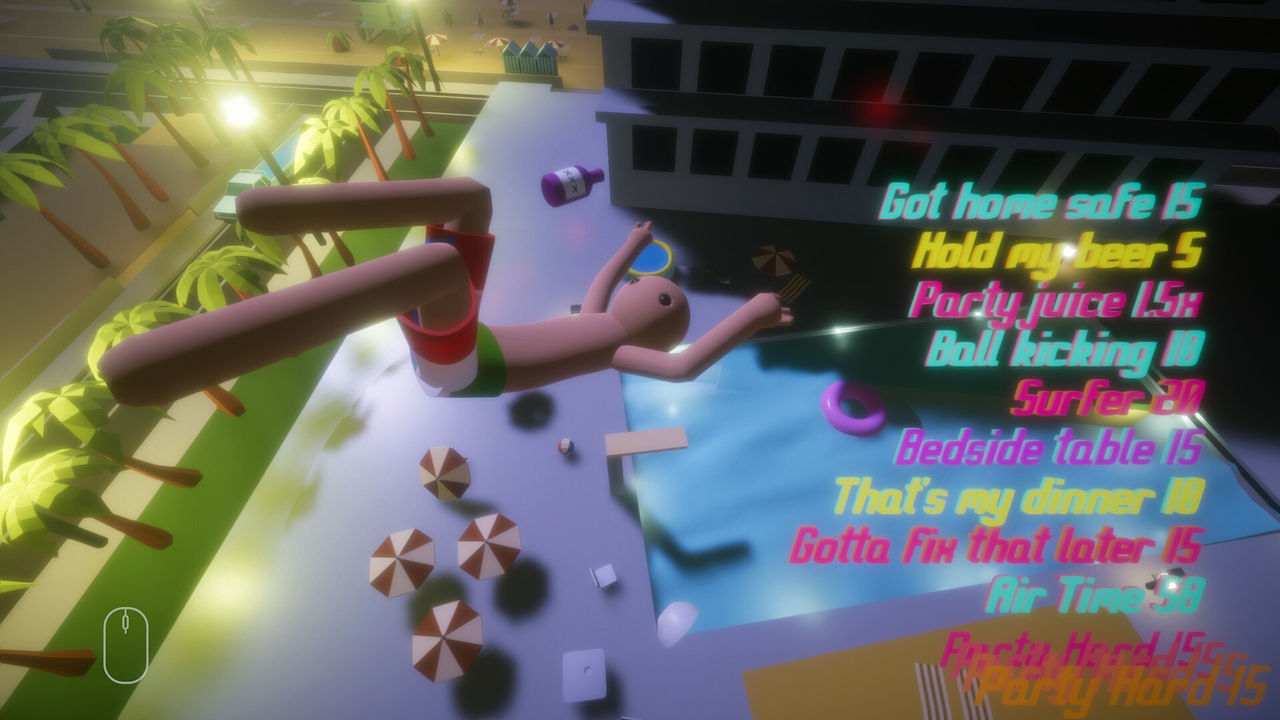 Balconing Simulator 2020, el juego de saltar borracho a la piscina, aterriza en Steam