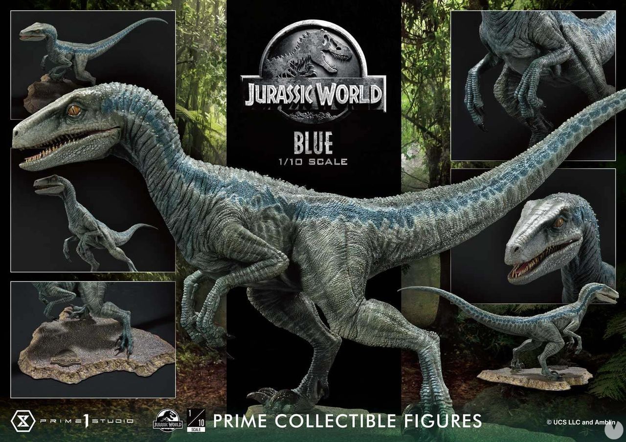 Jurassic World: Blue se hace 'real' en la nueva estatua de Prime 1 Studio -  Vandal Random
