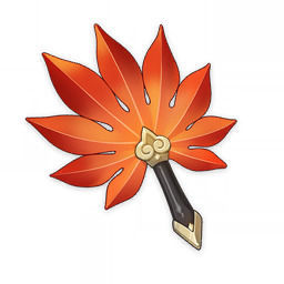 Genshin Impact: Todos los artilugios: Abanico de plumas rojas