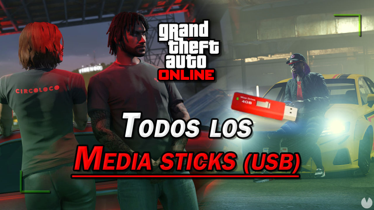 GTA Online: TODOS los Media sticks (USB multimedia) y cmo conseguirlos - 