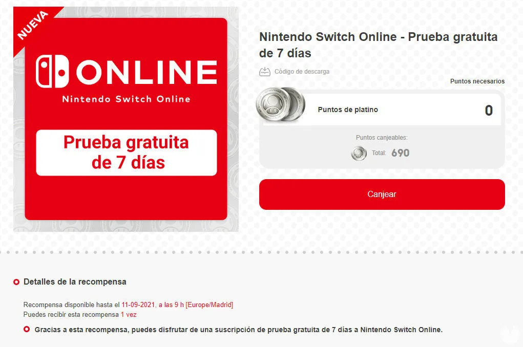 Nintendo Switch Online Suscripción 12 Meses (365 Días) Nintendo EShop pamso.pl