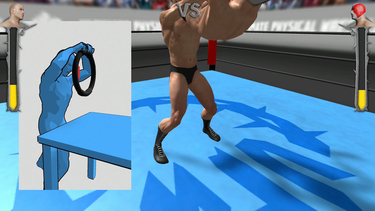 Captura de Ultimate Physical Wrestling.