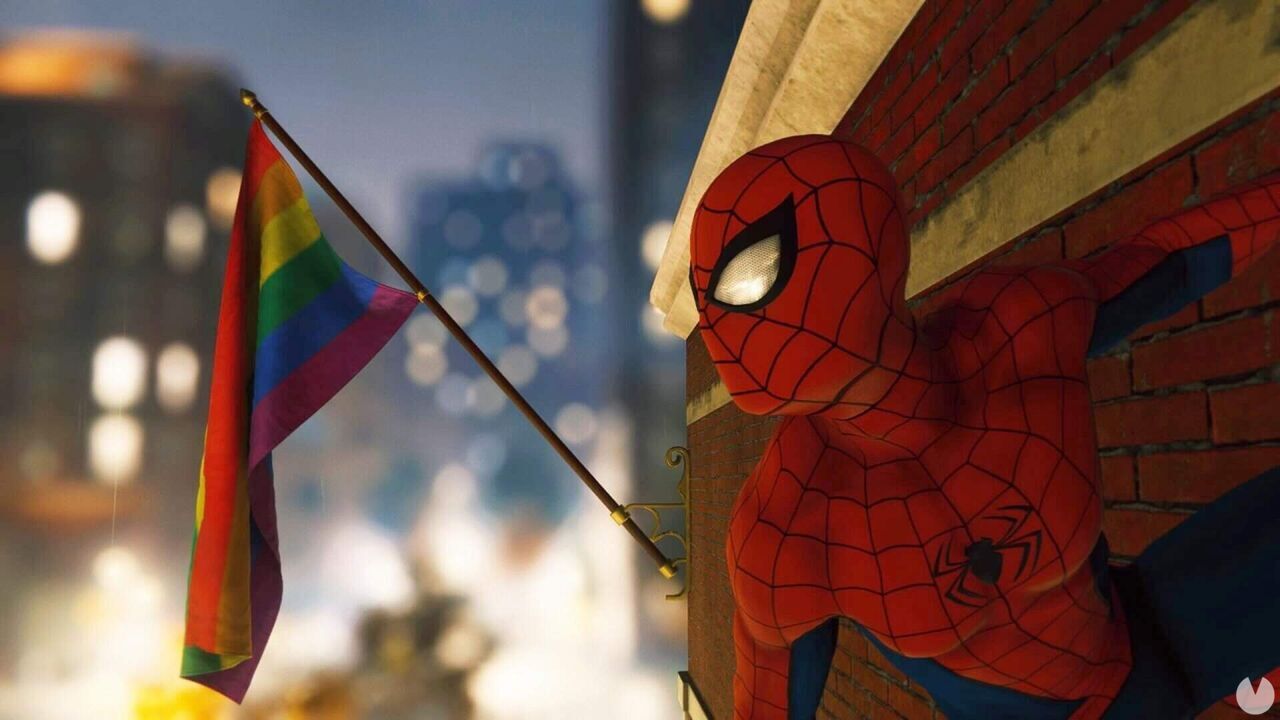 Eliminan un mod de Spider-Man para PC que sustituía la Bandera LGBT por la de Estados Unidos