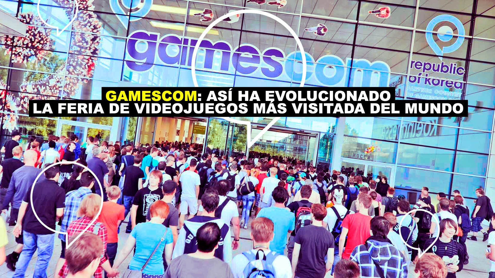 Gamescom: As ha evolucionado la feria de videojuegos ms visitada del mundo