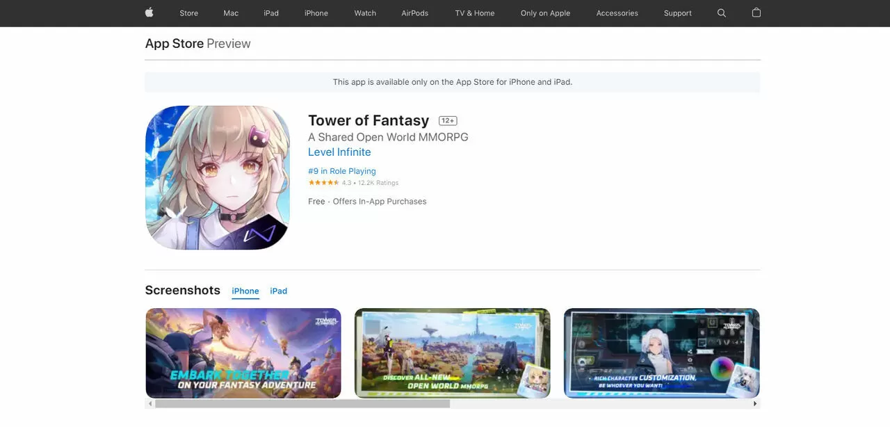 Tower of Fantasy: como fazer download no Android, iPhone (iOS) e PC