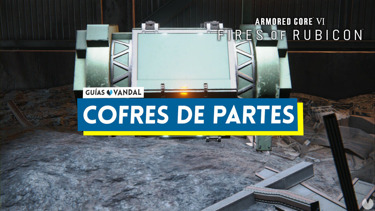 TODOS los cofres de piezas en Armored Core 6: Fires of Rubicon y ubicacin - Armored Core 6: Fires of Rubicon