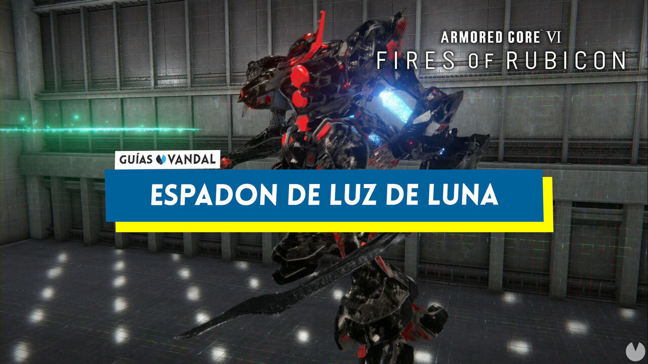 Espadn de luz de luna en Armored Core 6: Fires of Rubicon y cmo conseguirlo - Armored Core 6: Fires of Rubicon