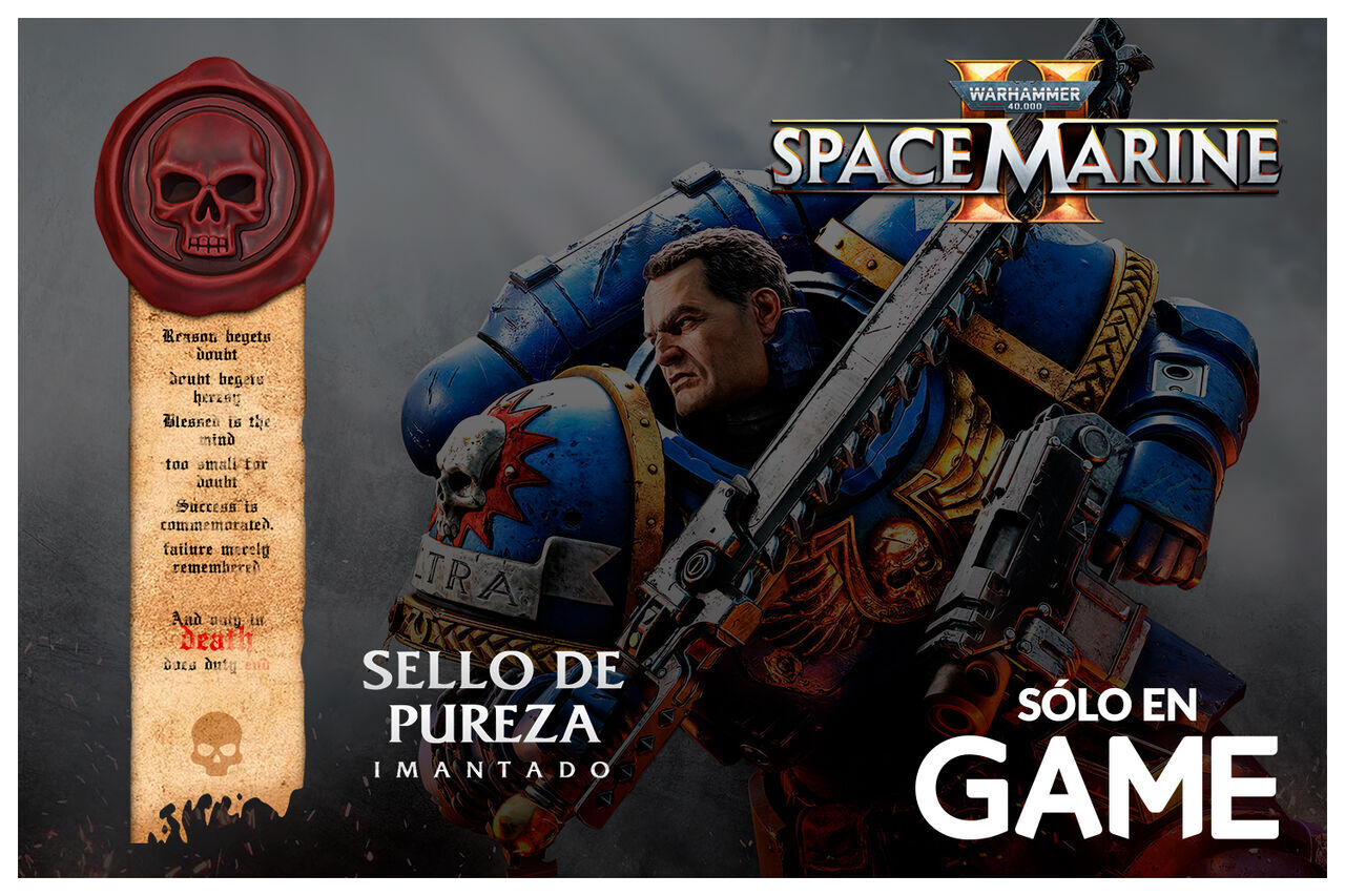 Sello de pureza de regalo en GAME Warhammer 40,000: Space Marine 2