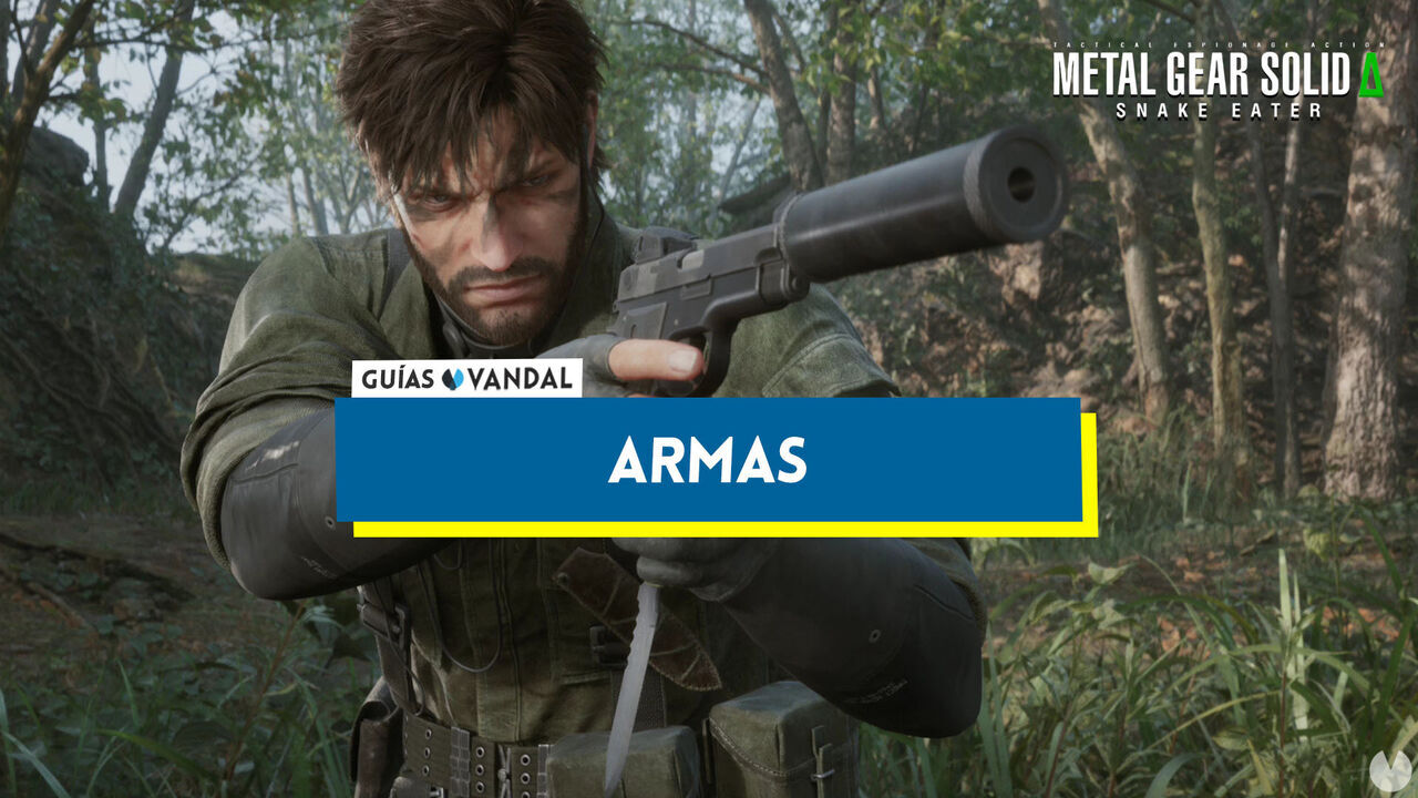 Todas las armas en Metal Gear Solid Delta y cmo conseguirlas - Metal Gear Solid Delta: Snake Eater
