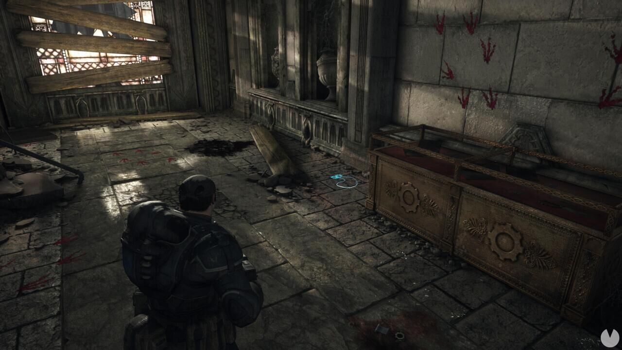 Gears of War Reloaded - Localización de la placa de la CGO 08