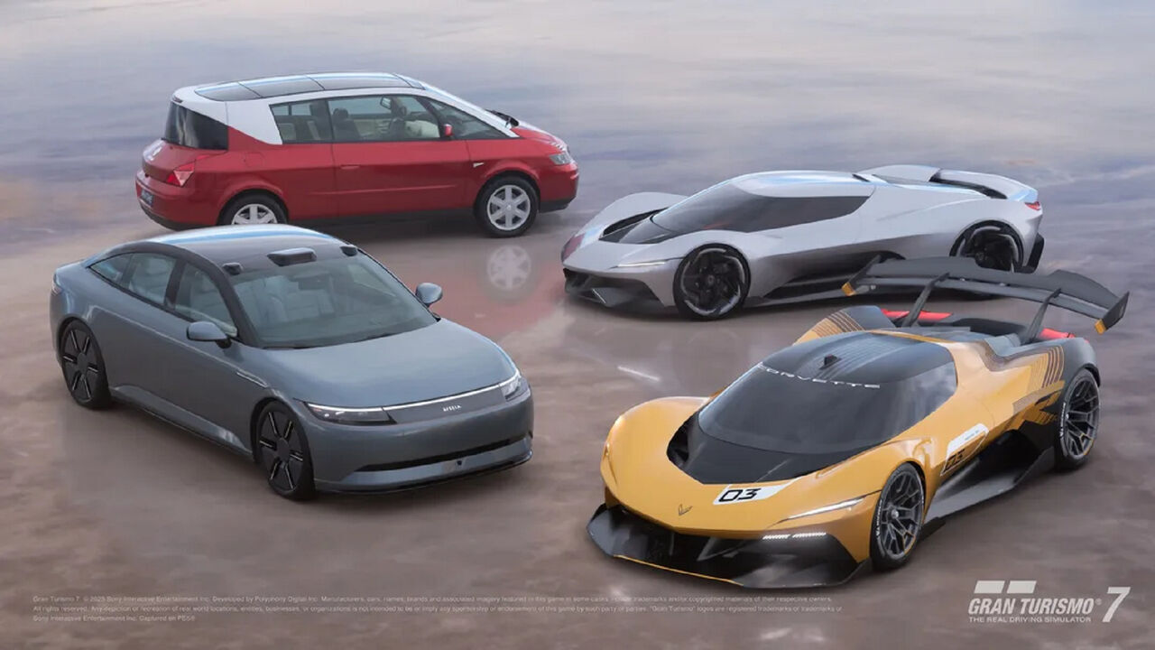 Cuatro nuevos coches llegan a Gran Turismo 7 con la actualización 1.62, incluidos los concept cars de Chevrolet