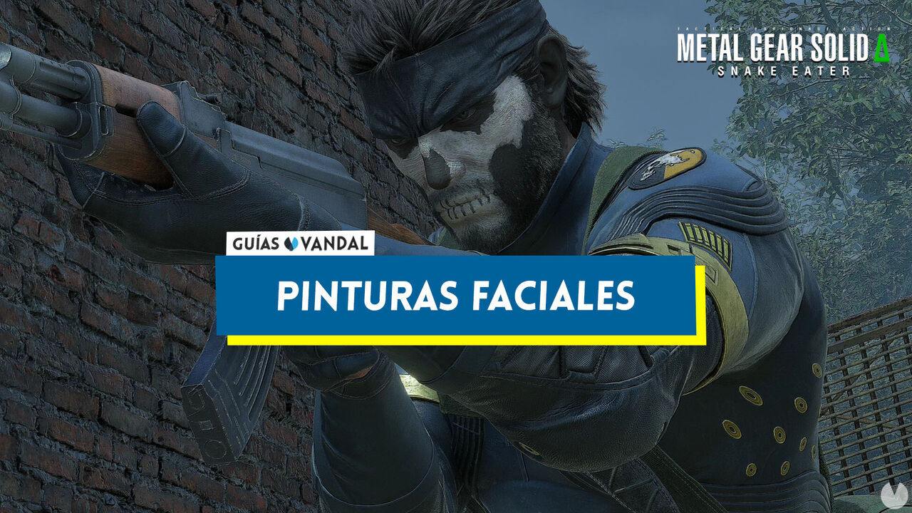 Todas las pinturas faciales en Metal Gear Solid Delta, cmo conseguirlas y efectoE - Metal Gear Solid Delta: Snake Eater