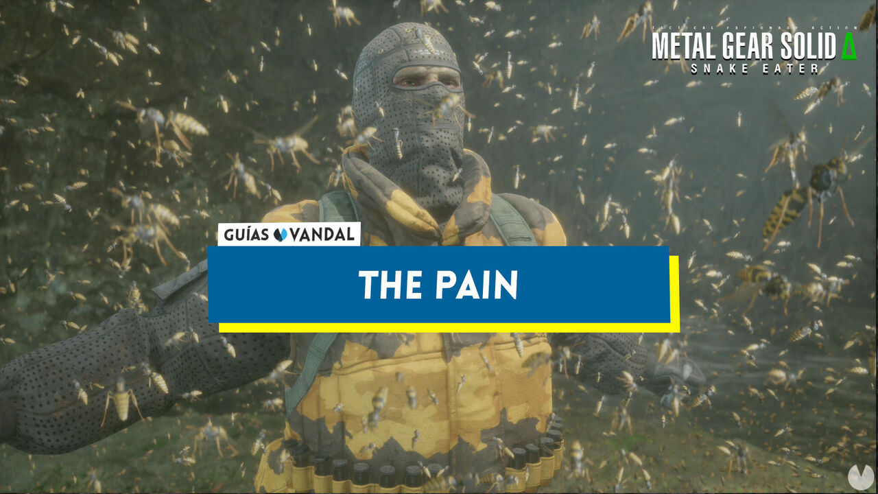 The Pain en Metal Gear Solid Delta: cmo derrotarle y recompensas - Metal Gear Solid Delta: Snake Eater