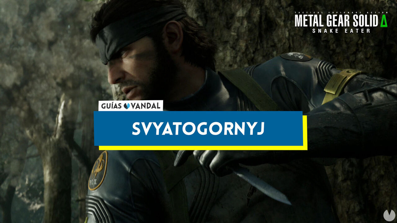 Svyatogornyj al 100% en Metal Gear Solid Delta - Metal Gear Solid Delta: Snake Eater