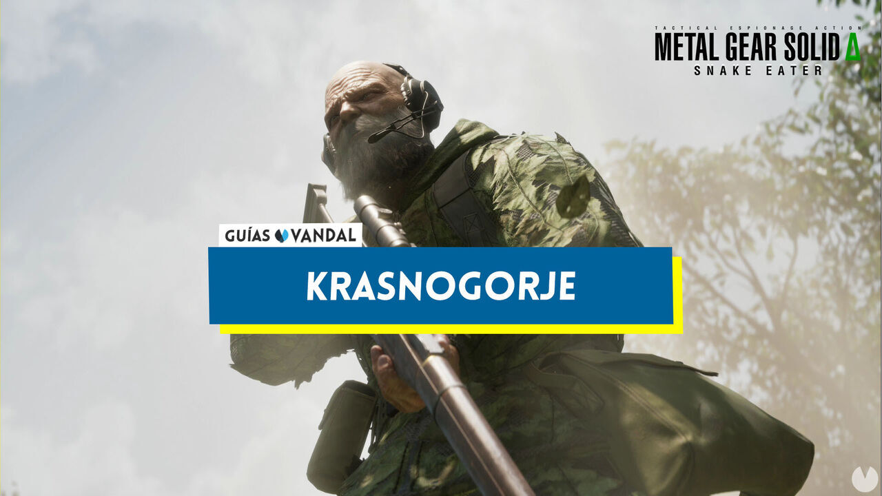 Krasnogorje al 100% en Metal Gear Solid Delta - Metal Gear Solid Delta: Snake Eater