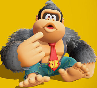 Donkey Kong Bananza - Color de pelaje Degradado carbón