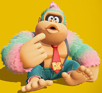 Donkey Kong Bananza - Color de pelaje Degradado pasteloso