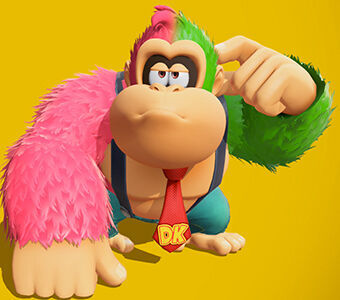 Donkey Kong Bananza - Color de pelaje Bicolor guayaba