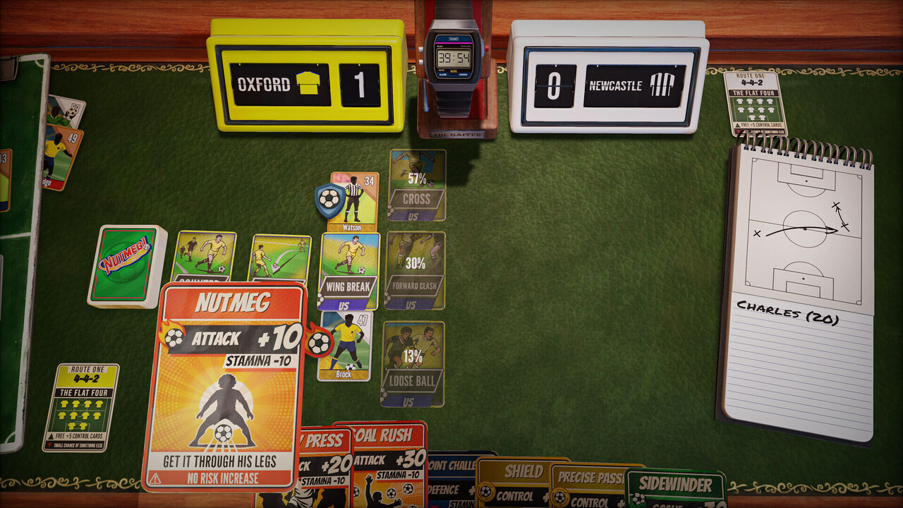 Fútbol, gestión y construcción de mazos: NUTMEG! es un nuevo juego inspirado en el coleccionismo de cromos