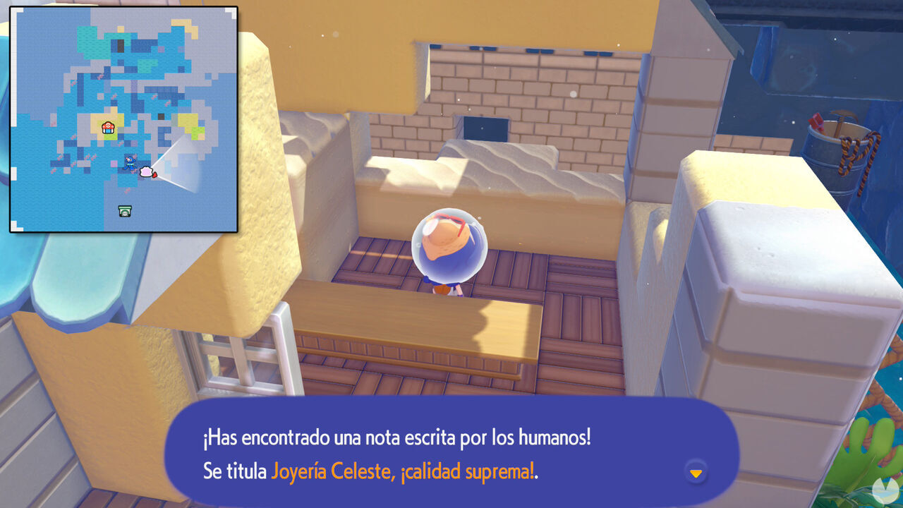 Pok�mon Pokopia DLC 1 Bubbly Basin - Get Gems at Cerulean Jewelers! newspaper location