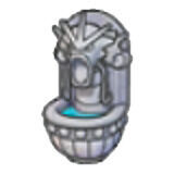 Pok�mon Pokopia DLC 1 Bubbly Basin - Gyarados fountain Large Lost Sunken Relic