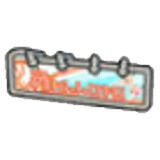Pok�mon Pokopia DLC 1 Bubbly Basin - Cycle shop sign Large Lost Sunken Relic