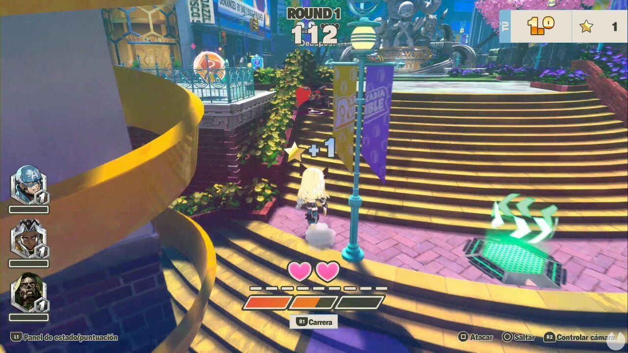 Marvel Tokon Fighting Souls - Game modes, first phase of an Arcadia Rumble round