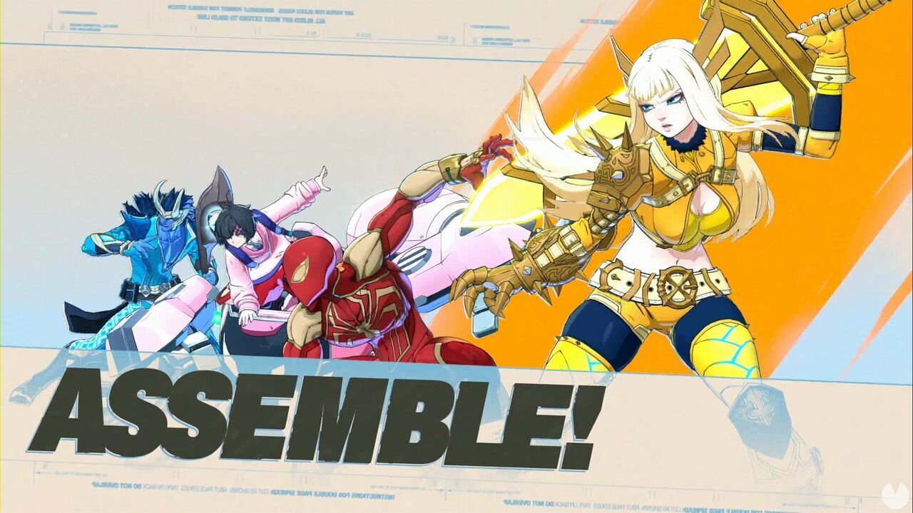 Marvel Tokon Fighting Souls - Super Assemble and Tokon Assemble, ASSEMBLE! animation that begins the Tōkon Assemble