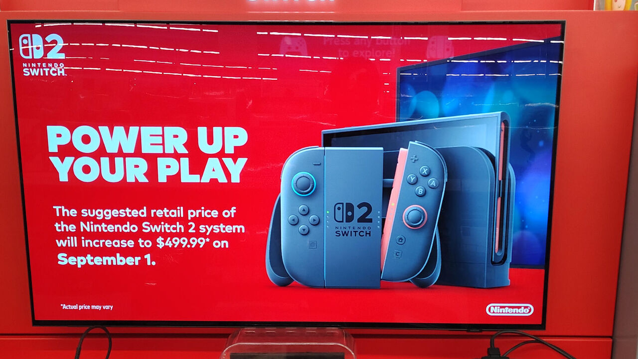 Nintendo comienza a advertir en las tiendas que Switch 2 subirá de precio muy pronto