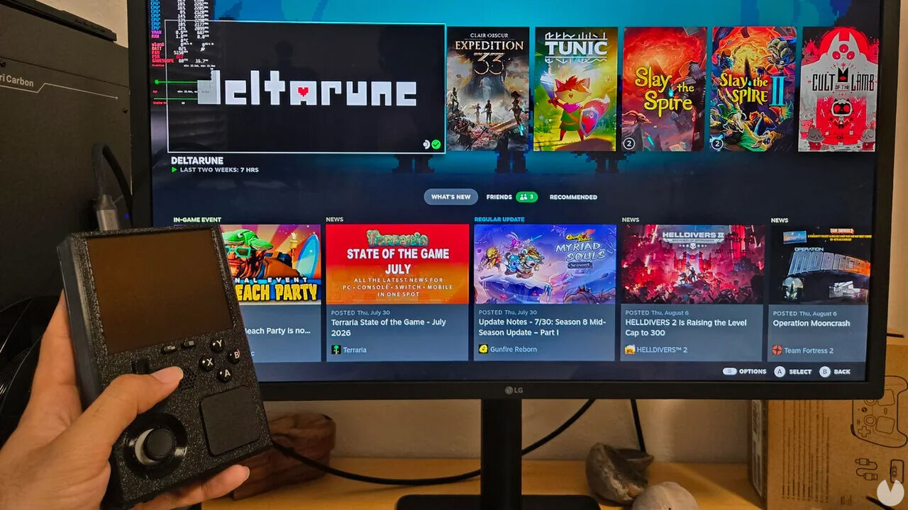 ¿Es posible meter una Steam Deck en una carcasa similar a una Game Boy? Así es el proyecto SteamBoy