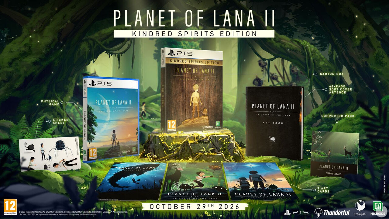 Planet of Lana 2: Children of the Leaf edición física para PS5 con fecha de lanzamiento
