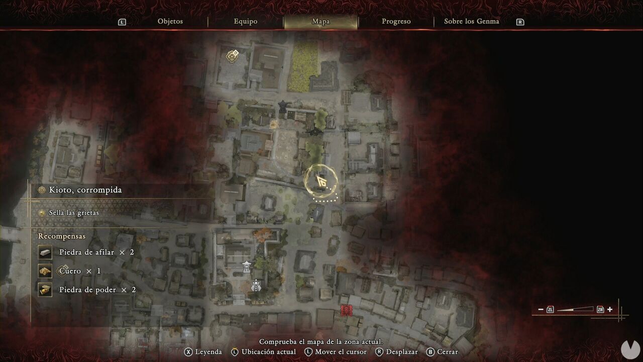 Onimusha: Way of the Sword - Kyoto, Corrupted: Hempen Cloth chest north-northeast of Rokudo-chinnoji Temple in Eastern Kyoto