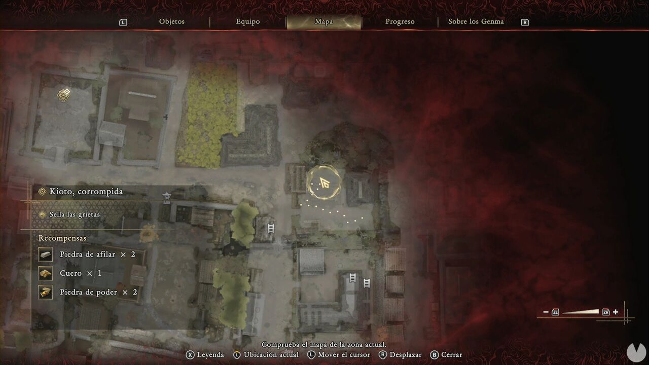 Onimusha: Way of the Sword - Kyoto, Corrupted: enemy-filled courtyard in northeastern Eastern Kyoto