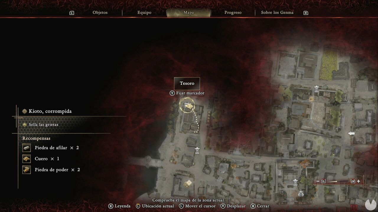 Onimusha: Way of the Sword - Kyoto, Corrupted: location of the Treasure chest in west-northwestern Eastern Kyoto