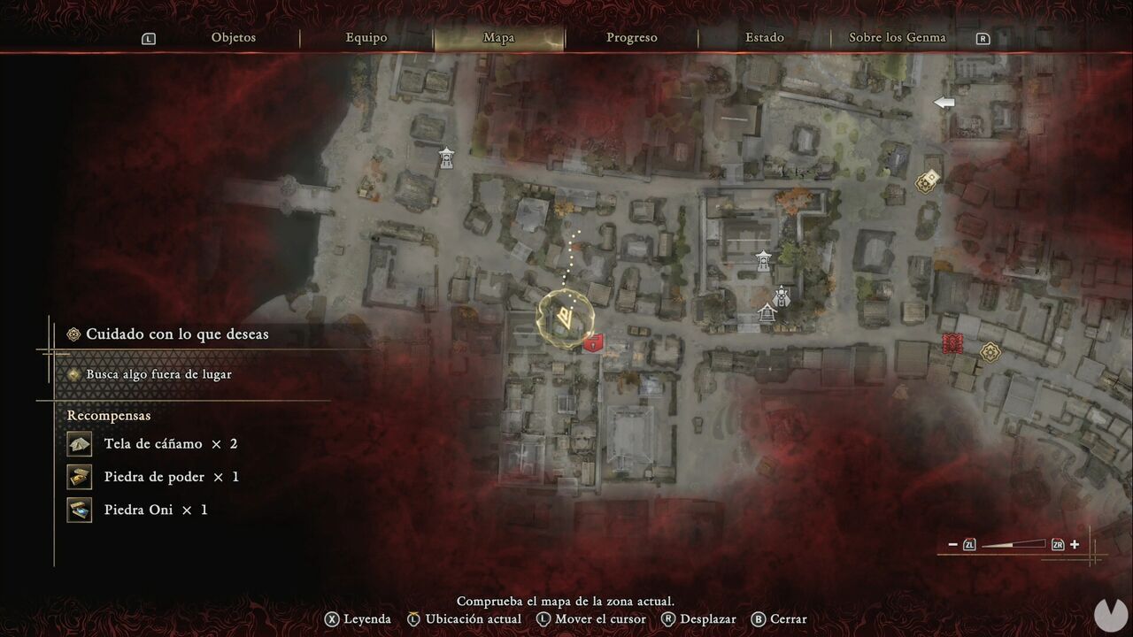Onimusha: Way of the Sword - Careful What You Wish For: location of the Whetstone chest in a previously inaccessible courtyard southwest of Rokudo-chinnoji Temple