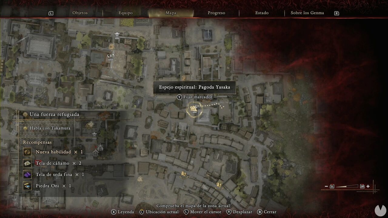 Onimusha: Way of the Sword - A Strength in Refuge: location of the Yasaka Pagoda Spirit Mirror in northeastern Eastern Kyoto