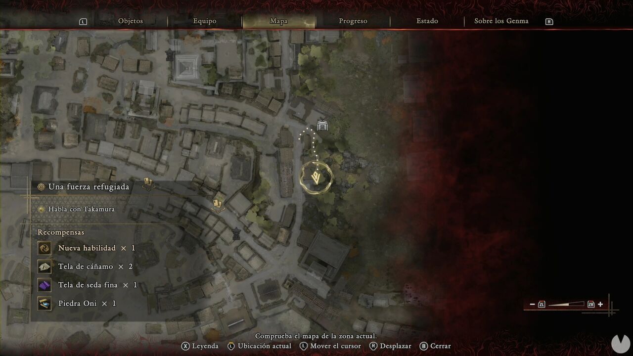 Onimusha: Way of the Sword - A Strength in Refuge: Tempered Iron chest in the east-northeastern area