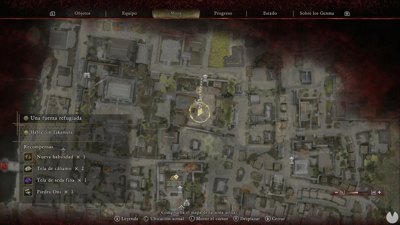 Onimusha: Way of the Sword - A Strength in Refuge: location of the Oni Glyph at Yorimasa's temple
