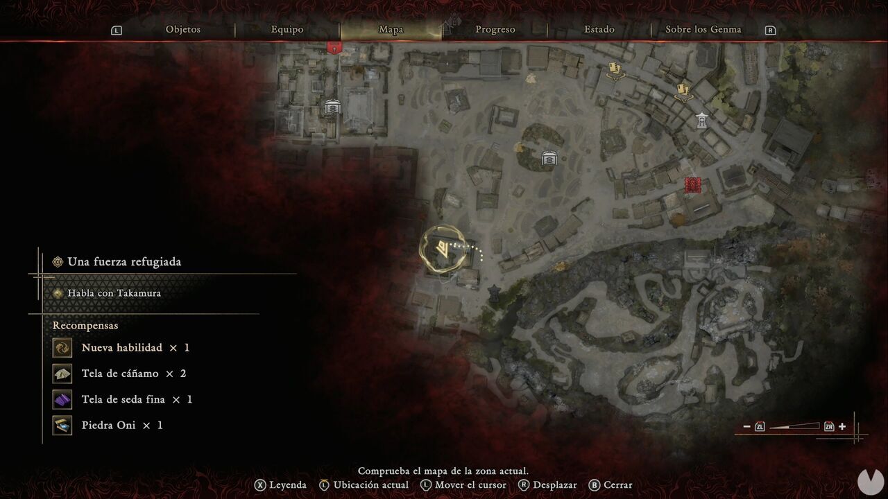 Onimusha: Way of the Sword - A Strength in Refuge: ladder in the south-southwestern fields used to reach the compound in the southwestern corner