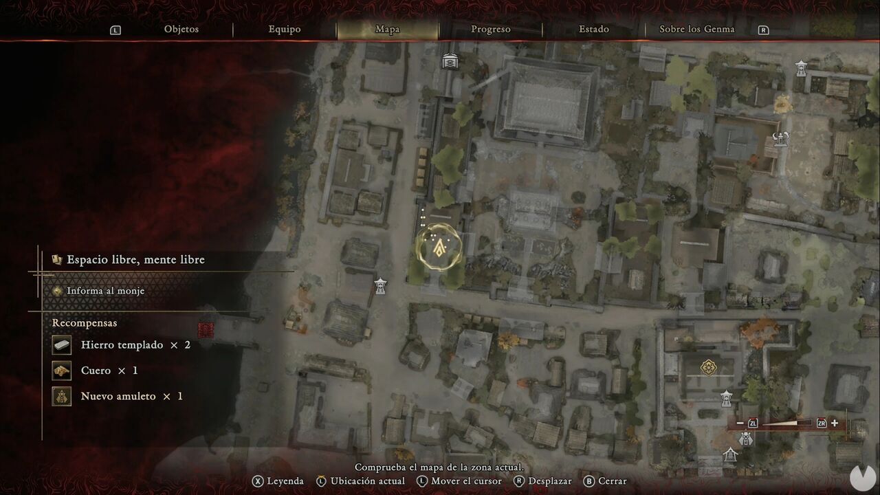 Onimusha: Way of the Sword - Chance Encounters: Clear Space, Clear Mind; location of the courtyard where you fight the mission's enemies