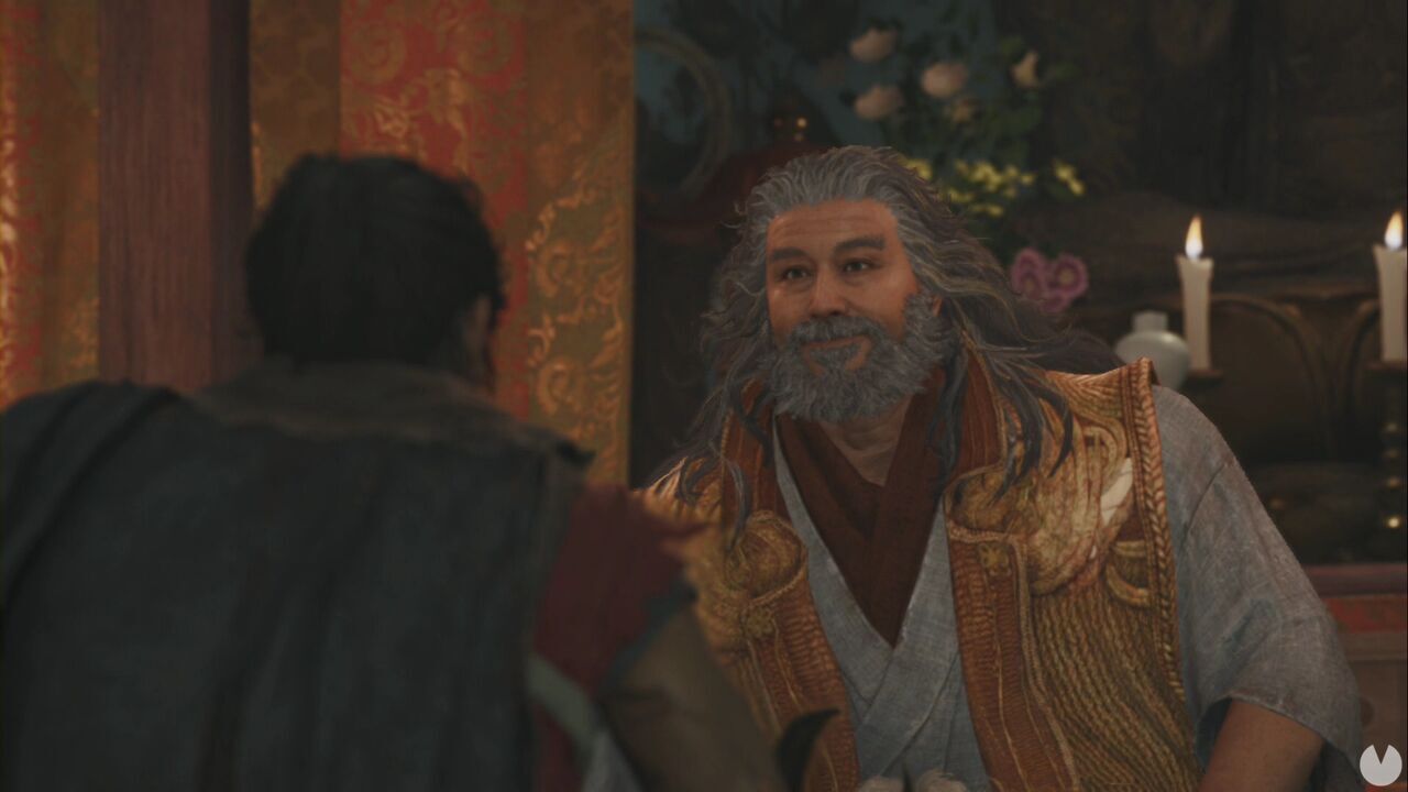 Onimusha: Way of the Sword - A Strength in Refuge: Takamura talks to Musashi about his progress