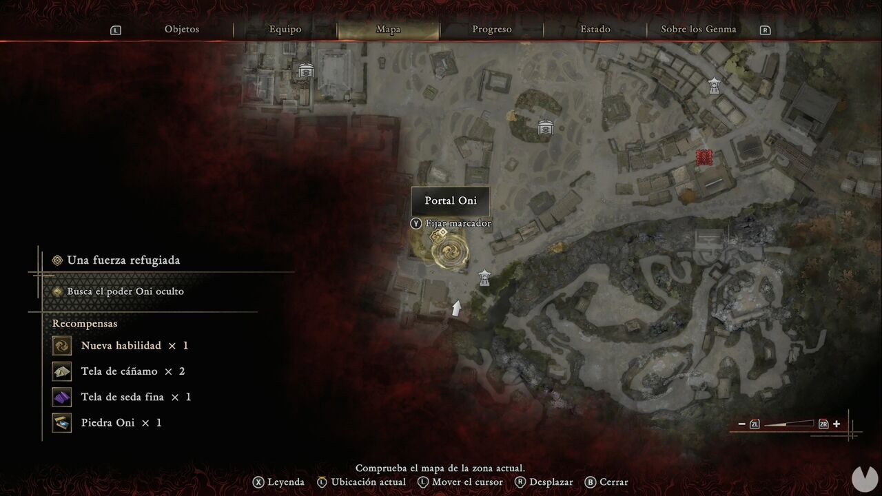 Onimusha: Way of the Sword - A Strength in Refuge: location of the first Oni Gate