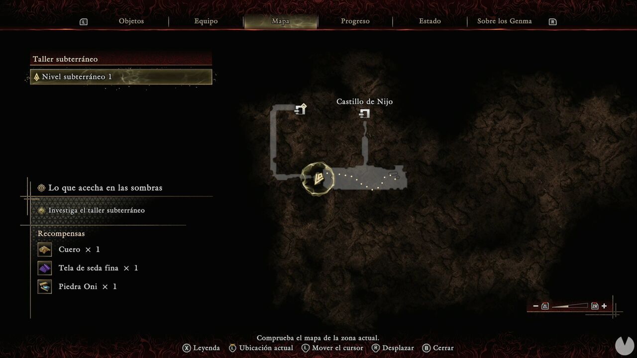 Onimusha: Way of the Sword - What Lurks in the Shadows: location of the material chest near the first door in the Underground Laboratory