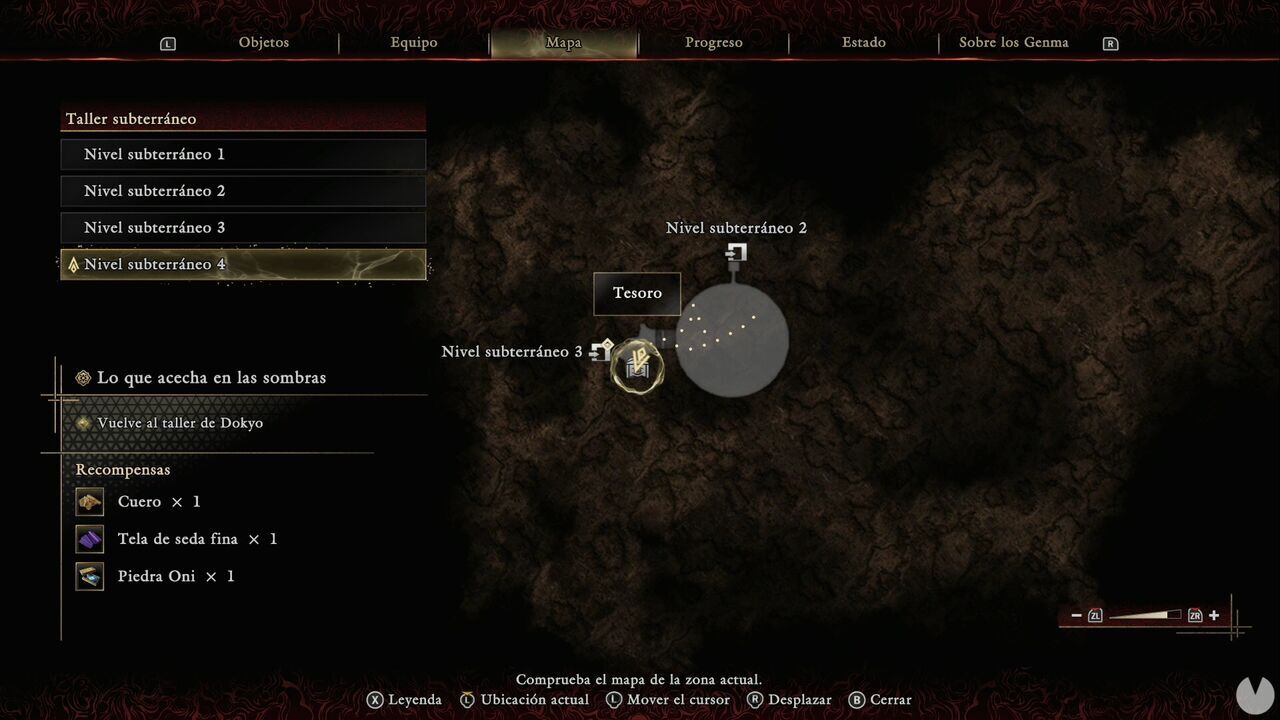 Onimusha: Way of the Sword - What Lurks in the Shadows: location of the Treasure chest beside the spinning-blade trap in the Underground Laboratory