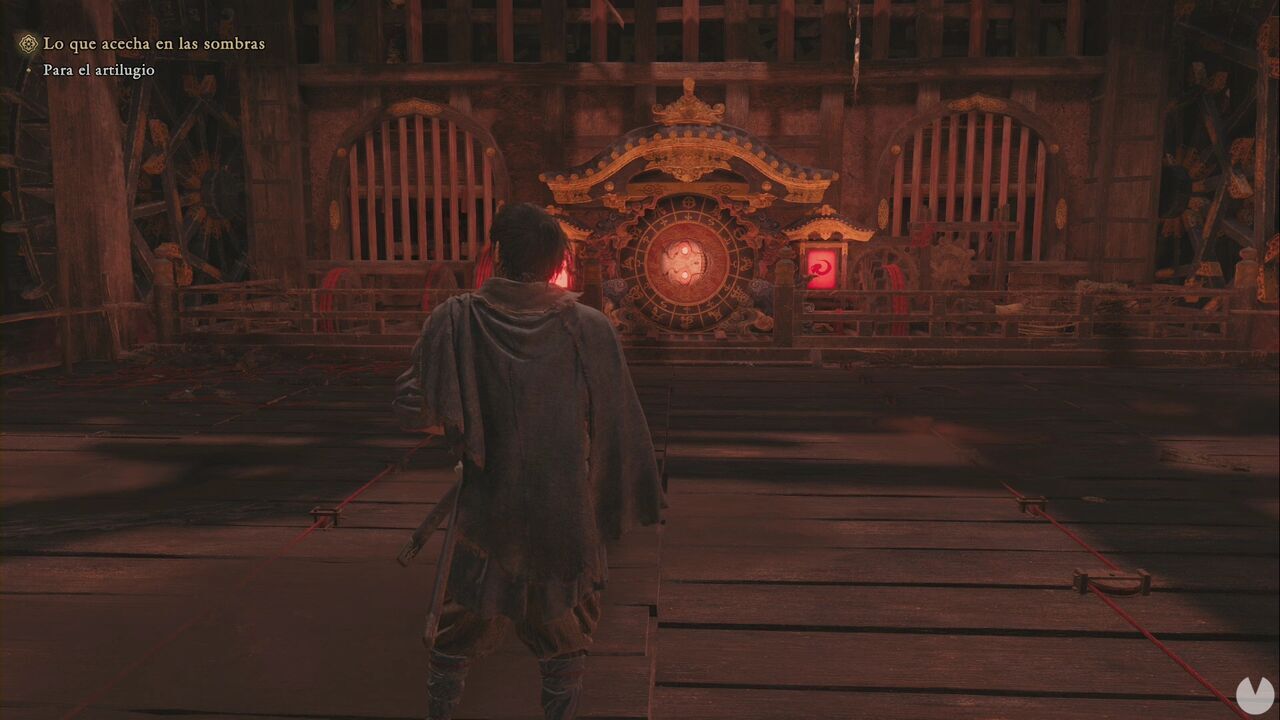 Onimusha: Way of the Sword - What Lurks in the Shadows: contraption mask rotated clockwise after activating the lever