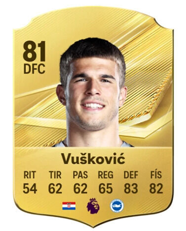 EA Sports FC 27 - Mejores jugadores Luka Vušković