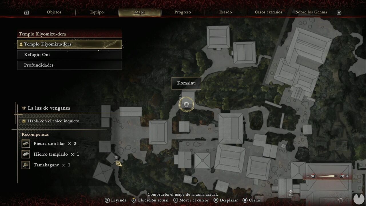 Onimusha: Way of the Sword - Lion Dogs: location of one of the Lion Dogs at Kiyomizu-dera Temple